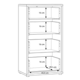 Wooden Chest Of 4 Drawers Tall - Alice Springs