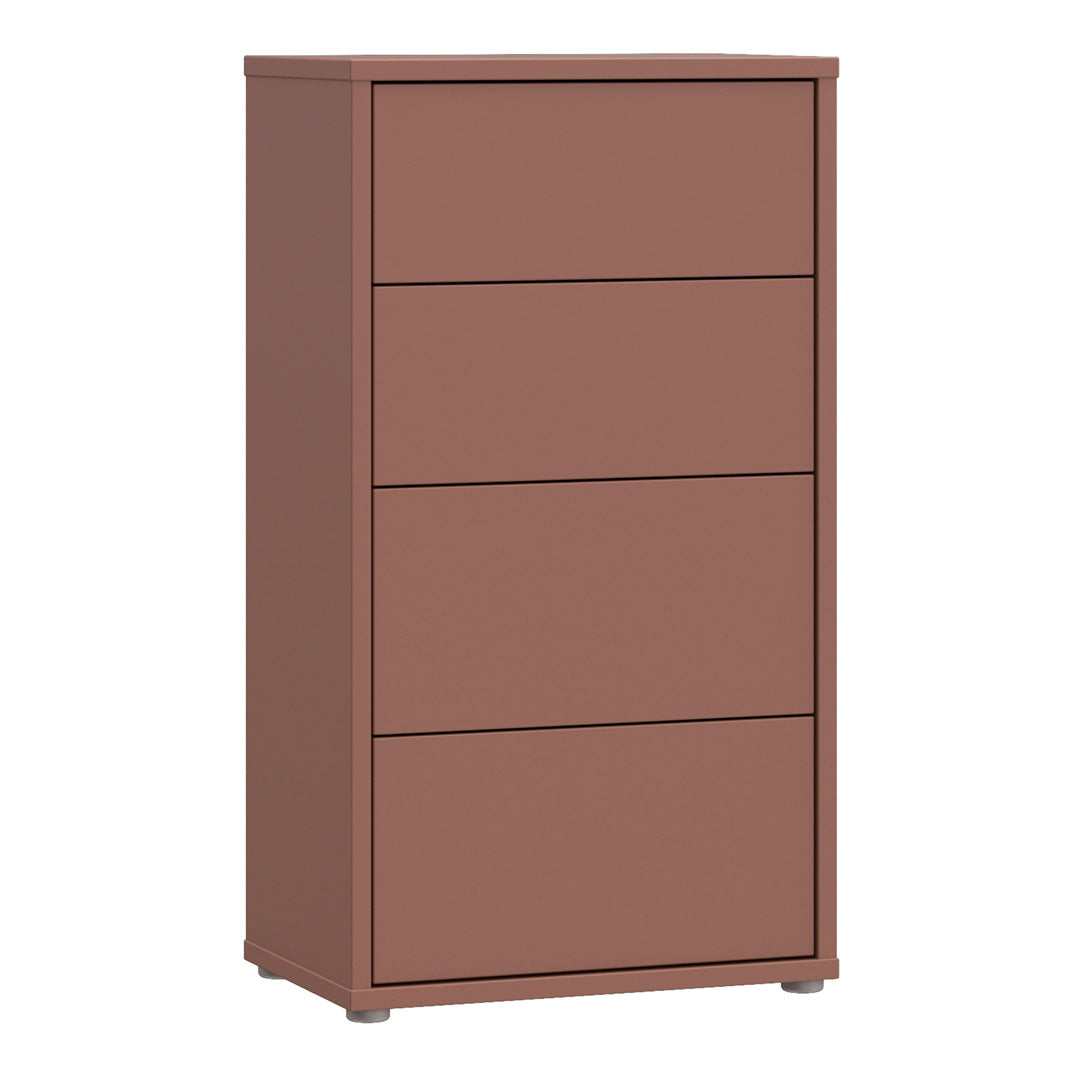 Wooden Chest Of 4 Drawers Tall - Alice Springs