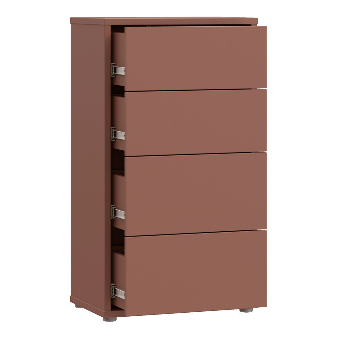 Wooden Chest Of 4 Drawers Tall - Alice Springs