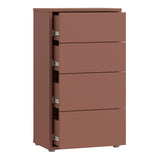 Wooden Chest Of 4 Drawers Tall - Alice Springs