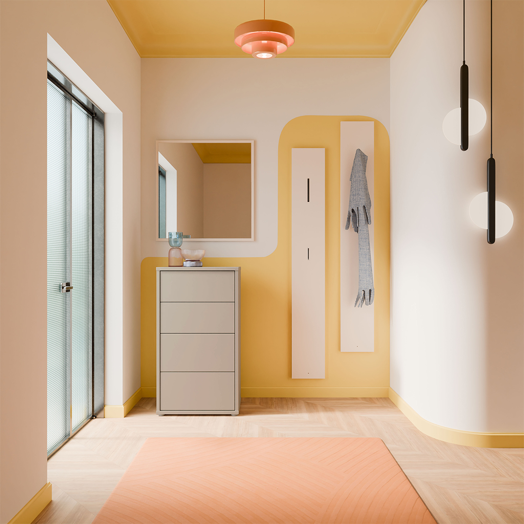 Wooden Chest Of 4 Drawers Tall - Alice Springs