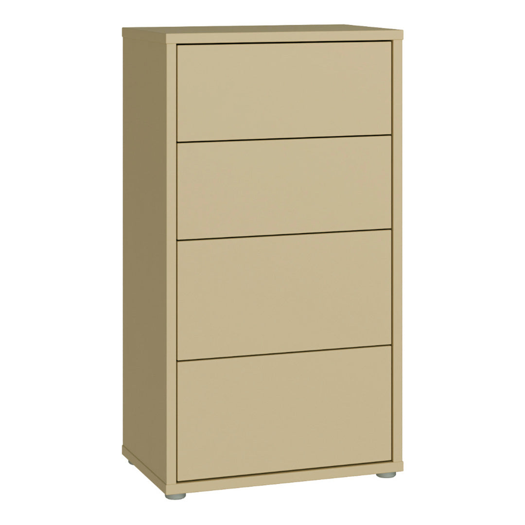 Wooden Chest Of 4 Drawers Tall - Alice Springs