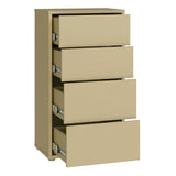 Wooden Chest Of 4 Drawers Tall - Alice Springs