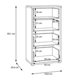 Wooden Chest Of 4 Drawers Tall - Alice Springs
