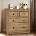 Wooden Chest Of 4 Drawers Tall - Panama