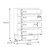Wooden Chest Of 4 Drawers - Wensley