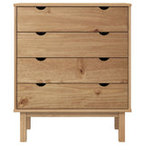 Wooden Chest Of 4 Drawers Wide - Otta