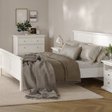 Wooden Chest Of 4 Drawers Wide - Paris