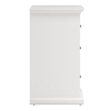 Wooden Chest Of 4 Drawers Wide - Paris