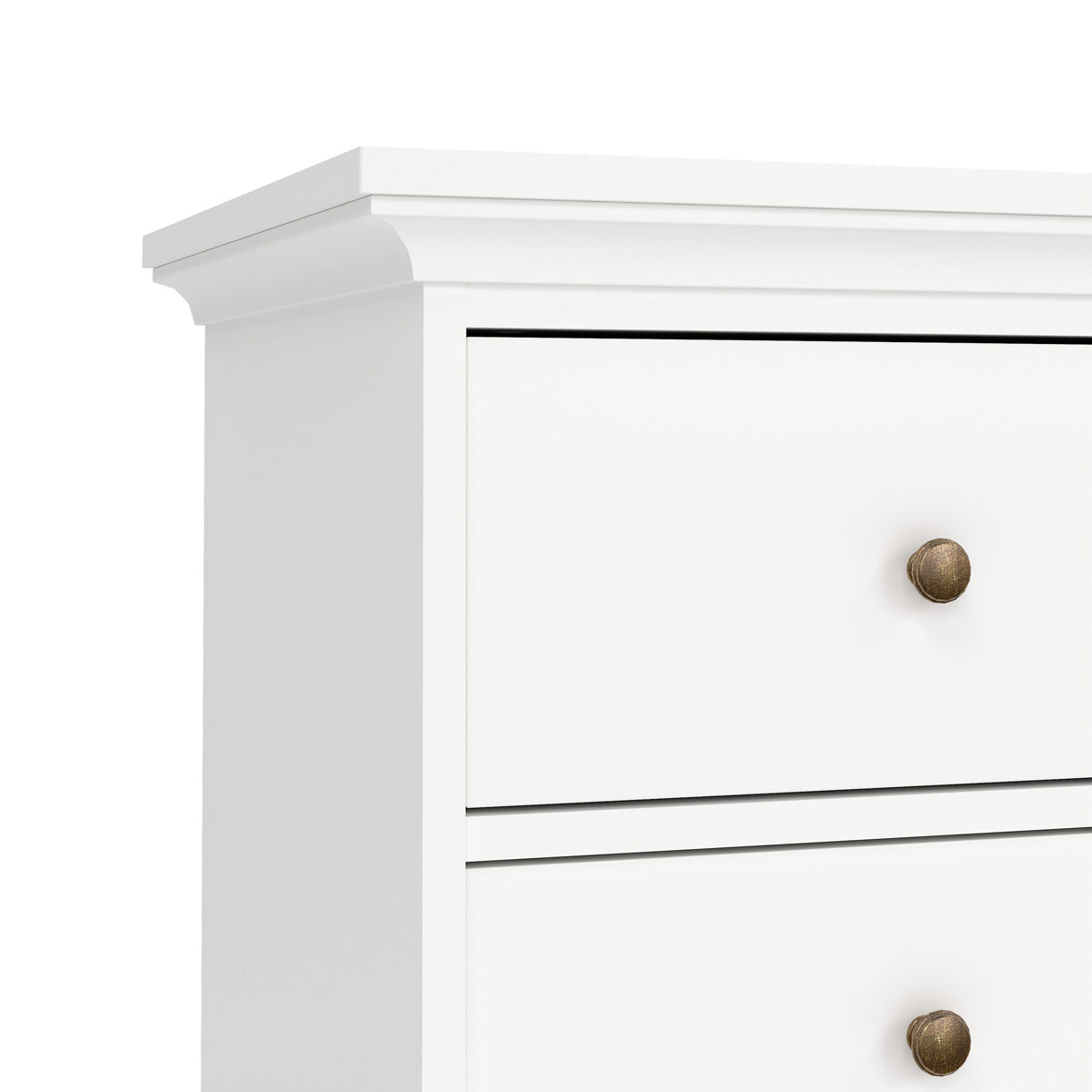 Wooden Chest Of 4 Drawers Wide - Paris