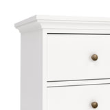 Wooden Chest Of 4 Drawers Wide - Paris