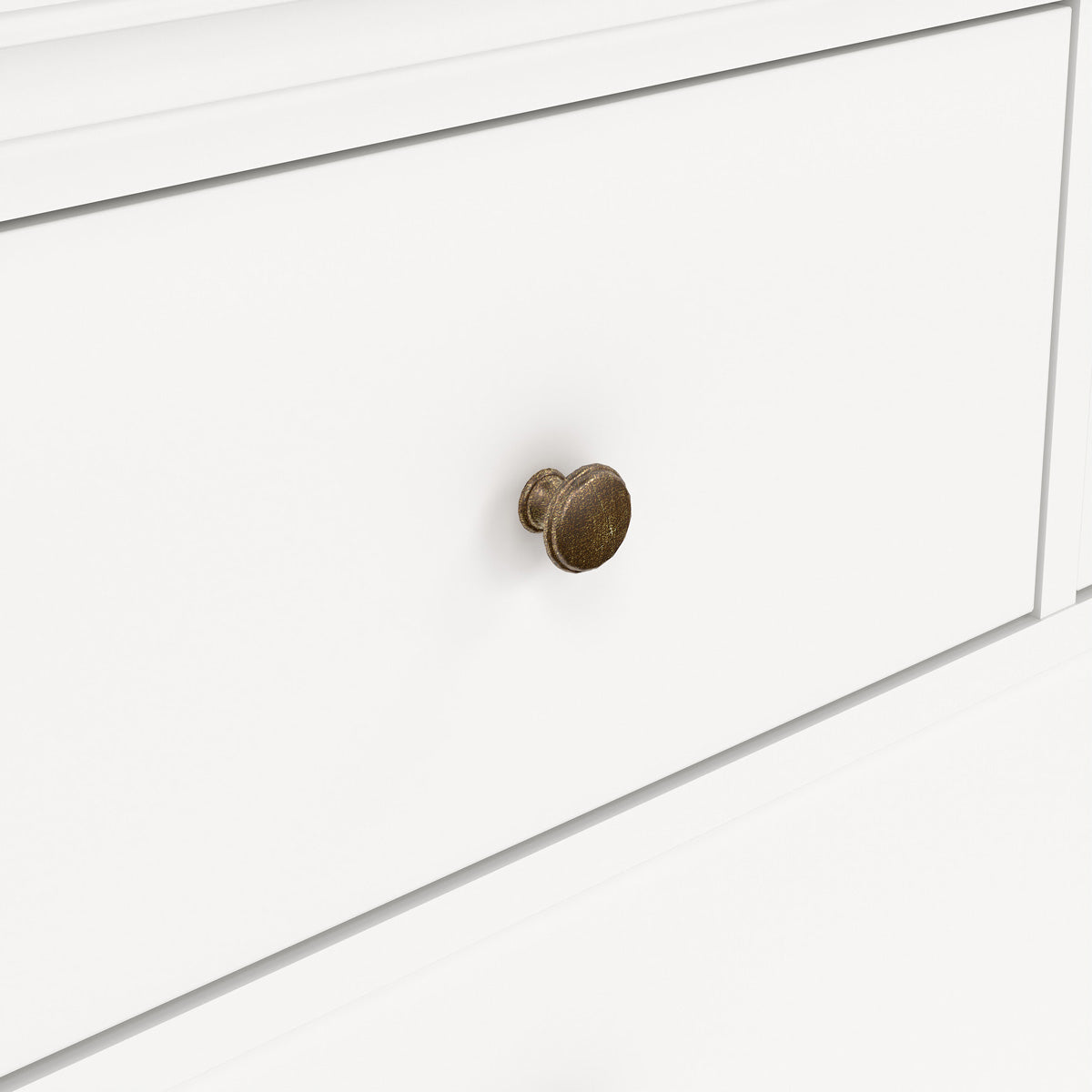 Wooden Chest Of 4 Drawers Wide - Paris