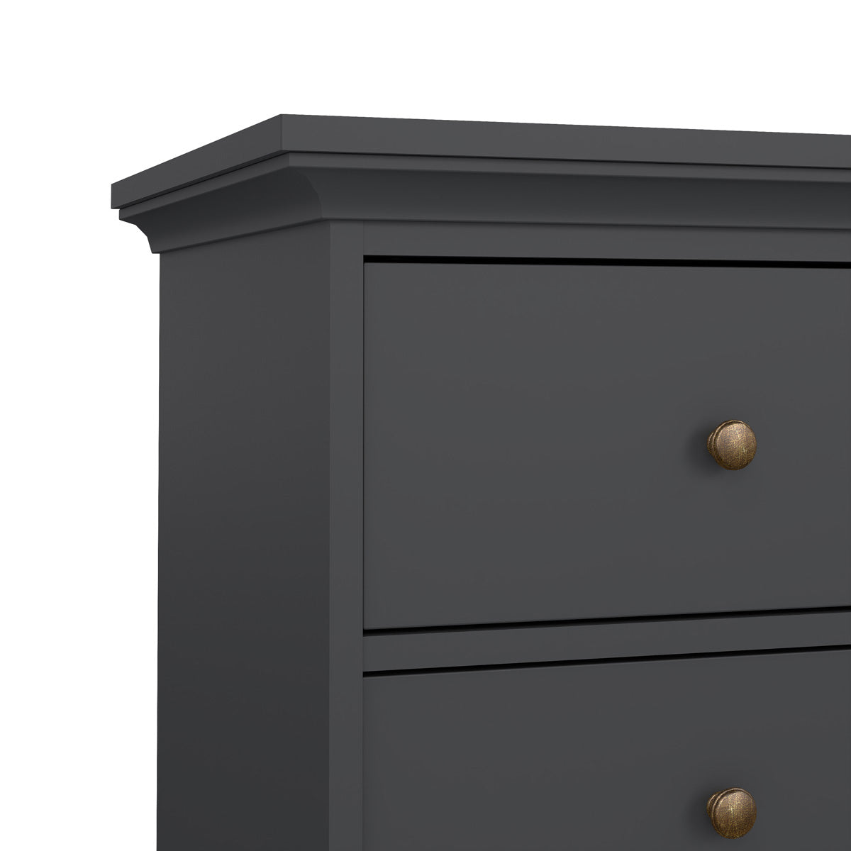 Wooden Chest Of 4 Drawers Wide - Paris
