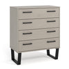 Wooden Chest Of 4 Drawers Wide - Texas