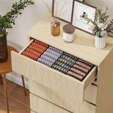 Wooden Chest Of 5 Drawers 100cm H x 55cm W x 34cm D - Velmora