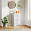 Wooden Chest Of 5 Drawers 100cm H x 55cm W x 34cm D - Velmora