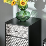 Wooden Chest Of 5 Drawers 40cm Wide - Velmora