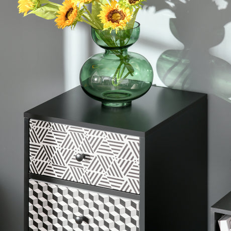 Wooden Chest Of 5 Drawers 40cm Wide - Velmora
