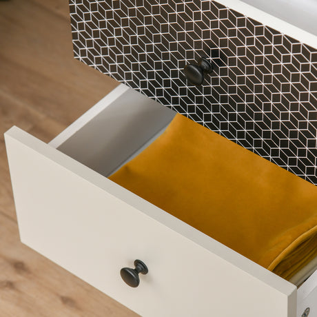 Wooden Chest Of 5 Drawers 40cm Wide - Velmora