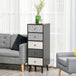 Wooden Chest Of 5 Drawers 40cm Wide - Velmora