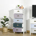 Wooden Chest Of 5 Drawers 45cm Wide - Velmora