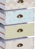 Wooden Chest Of 5 Drawers 46cm Wide - Velmora