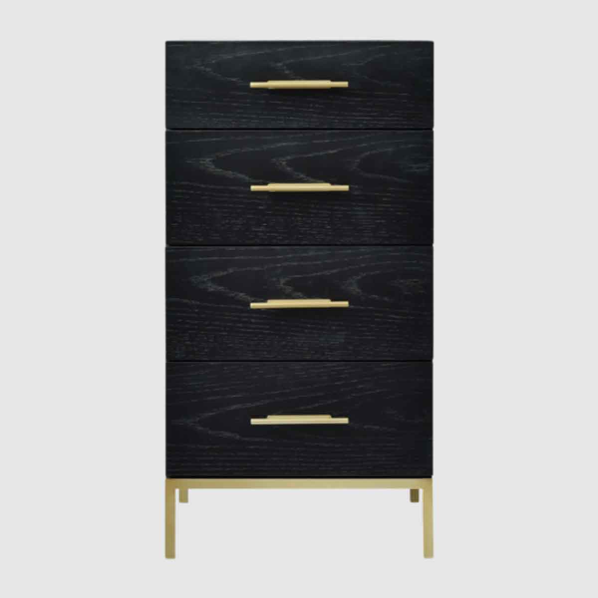 Wooden Chest Of 5 Drawers 50cm Wide Narrow - Tulip