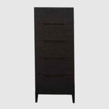 Wooden Chest Of 5 Drawers 50cm Wide - Orchid