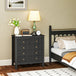 Wooden Chest Of 5 Drawers 79cm Wide - Velmora