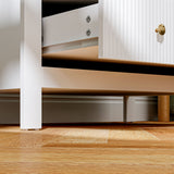 Wooden Chest Of 5 Drawers 79cm Wide - Velmora