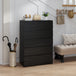 Wooden Chest Of 5 Drawers 80cm Wide - Velmora