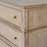 Wooden Chest Of 5 Drawers 90cm Wide - Delphine