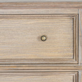 Wooden Chest Of 5 Drawers 90cm Wide - Delphine