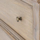 Wooden Chest Of 5 Drawers 90cm Wide - Delphine