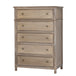 Wooden Chest Of 5 Drawers 90cm Wide - Delphine