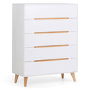 Wooden Chest Of 5 Drawers - Alicia