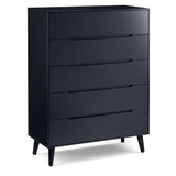 Wooden Chest Of 5 Drawers - Alicia