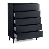 Wooden Chest Of 5 Drawers - Alicia