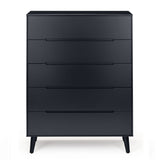 Wooden Chest Of 5 Drawers - Alicia