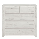 Wooden Chest Of 5 Drawers - Angel