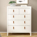 Wooden Chest Of 5 Drawers - Barcelona