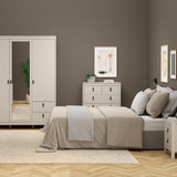 Wooden Chest Of 5 Drawers - Barcelona