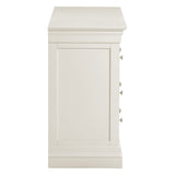 Wooden Chest Of 5 Drawers - Bordeaux