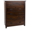 Wooden Chest Of 5 Drawers - Boston