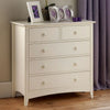Wooden Chest Of 5 Drawers - Cameo