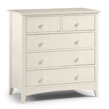 Wooden Chest Of 5 Drawers - Cameo