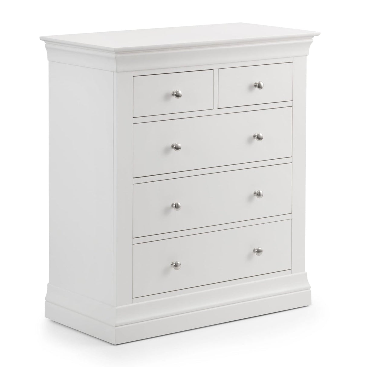 Wooden Chest Of 5 Drawers - Clermont