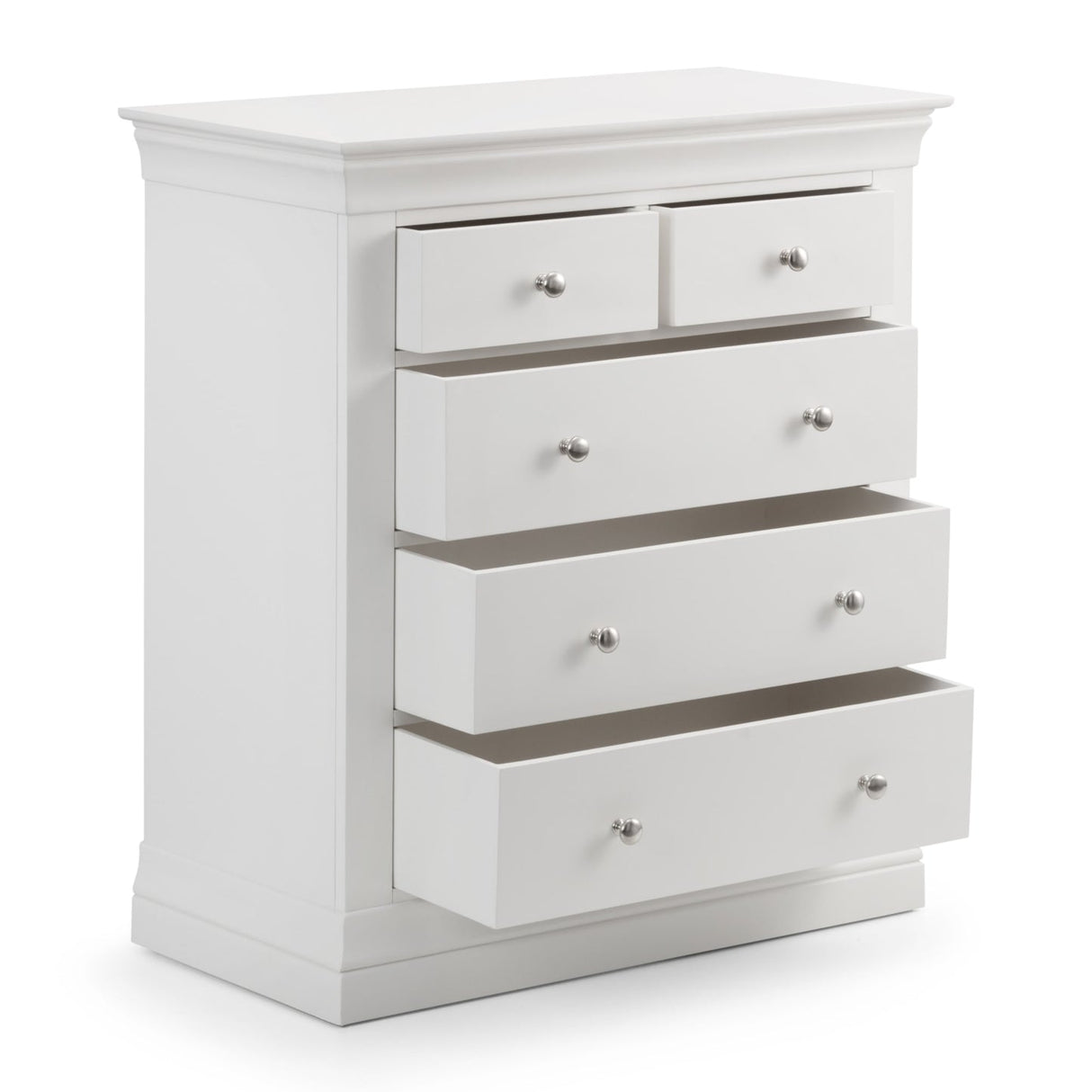 Wooden Chest Of 5 Drawers - Clermont