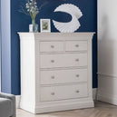 Wooden Chest Of 5 Drawers - Clermont