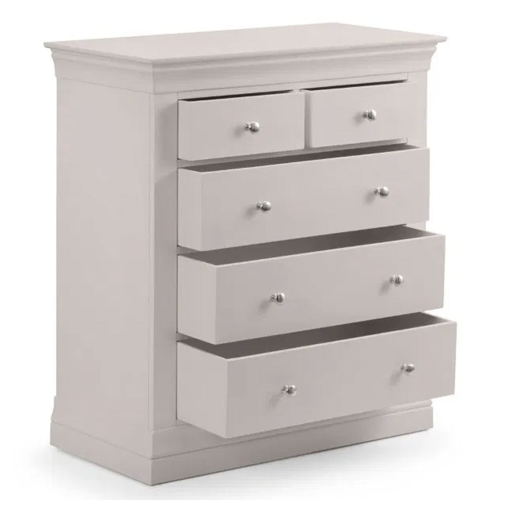 Wooden Chest Of 5 Drawers - Clermont